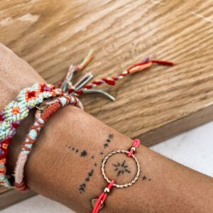 PULSERA CÍRCULO ROSA